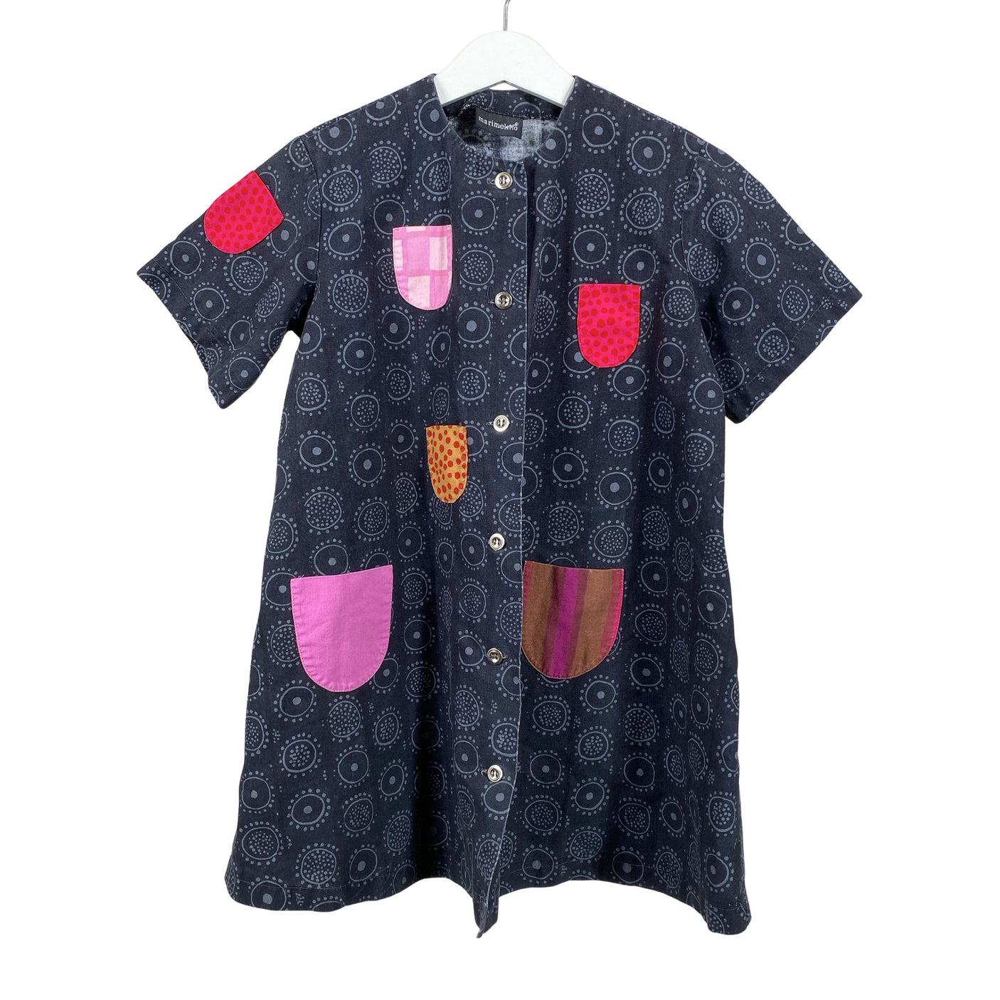 Unisex Marimekko - Mitteveniv kleit, suurus 116 - 122 - Must (1)