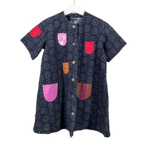 Unisex Marimekko - Mitteveniv kleit, suurus 116 - 122 - Must (1)
