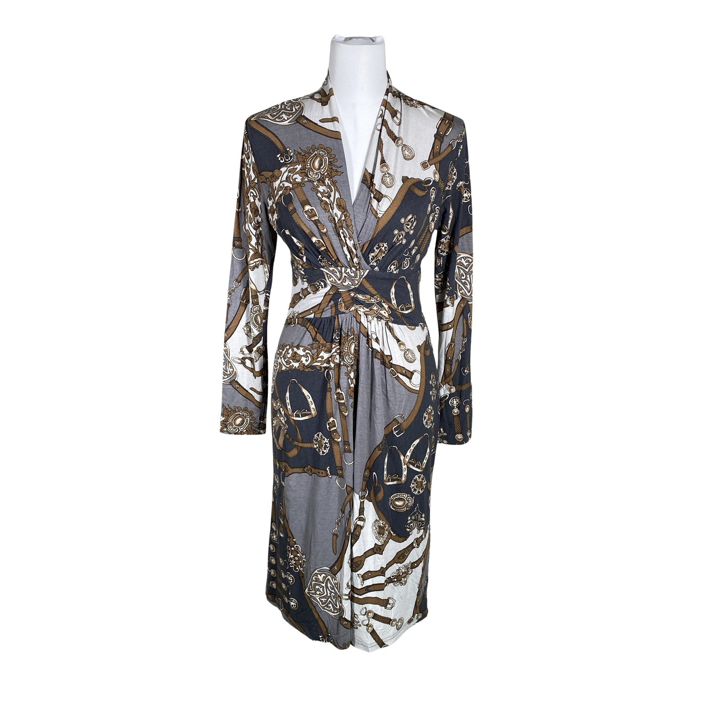 Unisex Andiata - Trikotaažist kleit, suurus 38 - Hall (1)