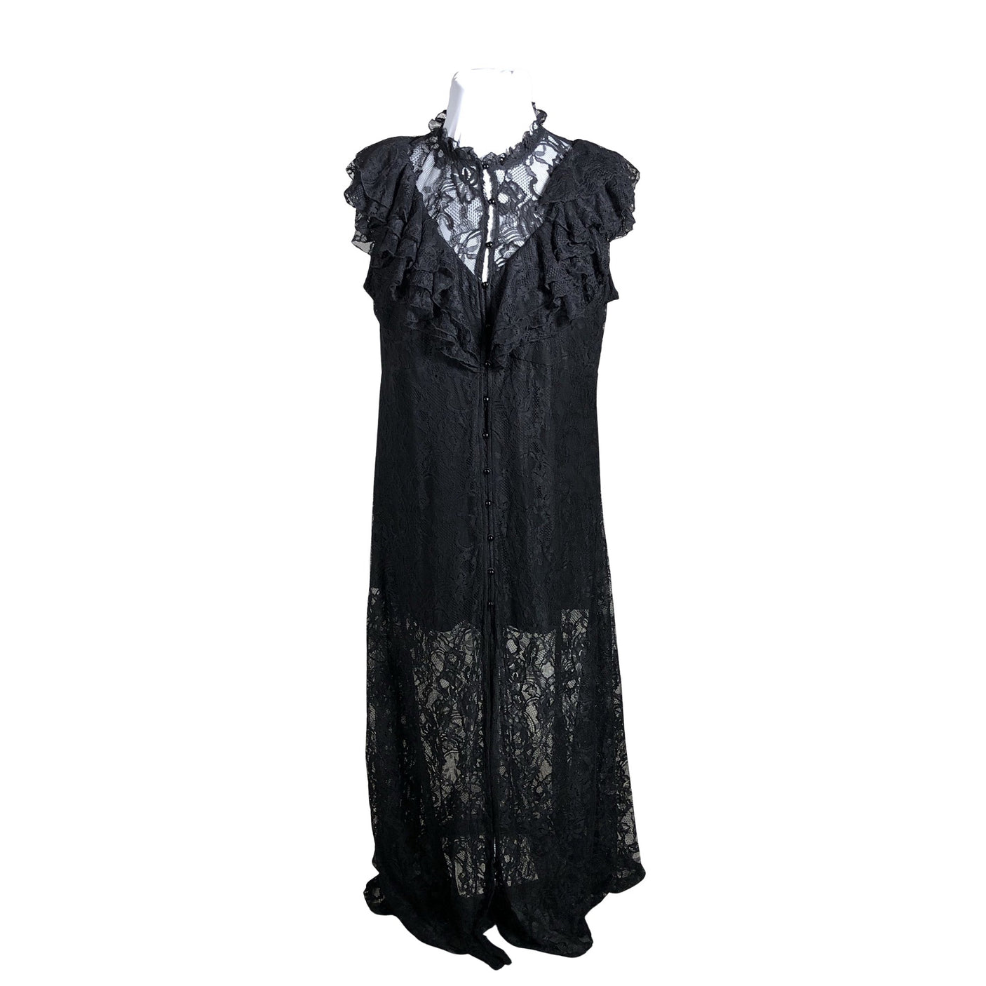 Unisex Killstar - Maksikleit, suurus 46 - Must (1)