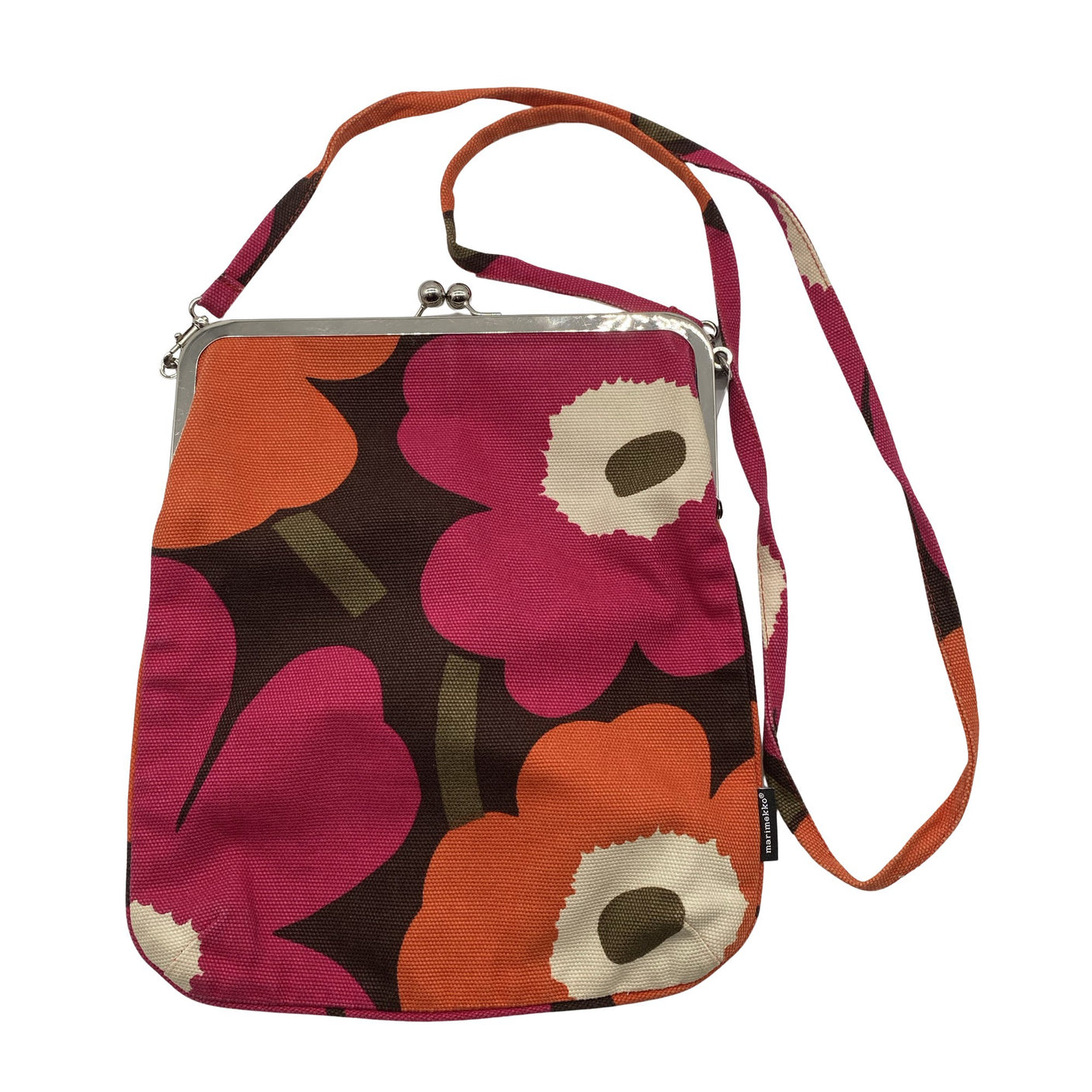 Unisex Marimekko - Õlakott, suurus Midi - Pruun (1)