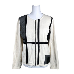 Unisex Anne Linnonmaa - Kardigan, suurus 40 - Valge (1)