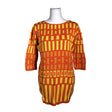 Unisex Marimekko - Kootud tuunika, suurus 40 - Oranž ()