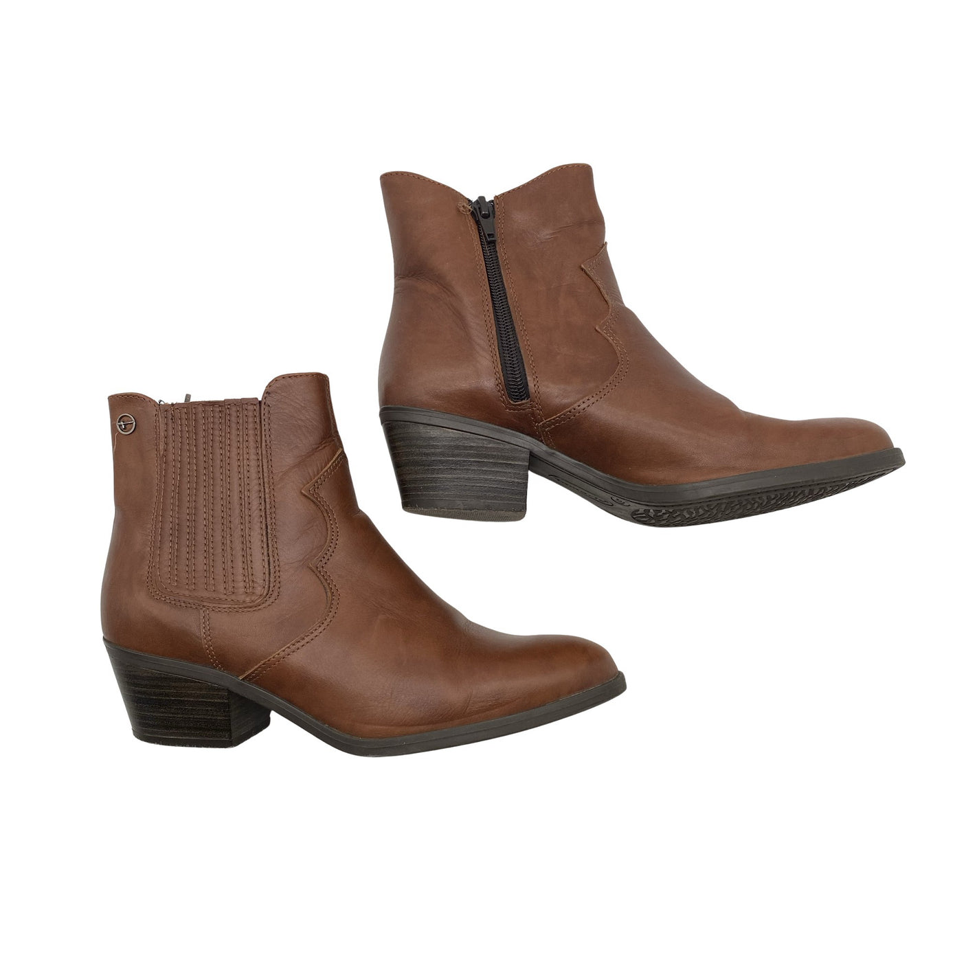 Unisex Tamaris - Poolsaapad, suurus 37 - Pruun (1)