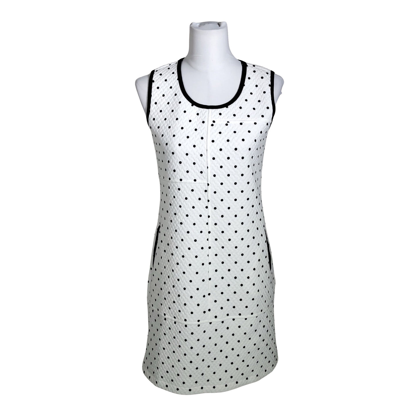 Unisex Dolcezza - Trikotaažist kleit, suurus 36 - Valge (1)