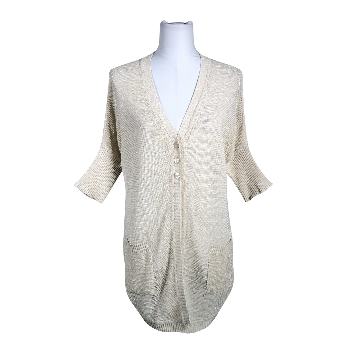 Unisex Maria Bellentani - Kardigan, suurus 38 - Beige (1)