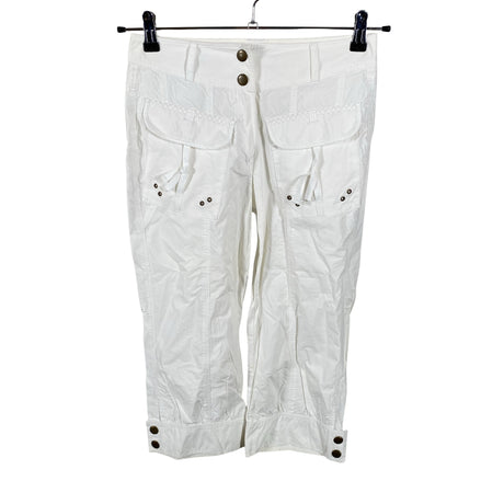 Unisex Steilmann - Mittevenivad poolpikad püksid, suurus 34 - Valge ()
