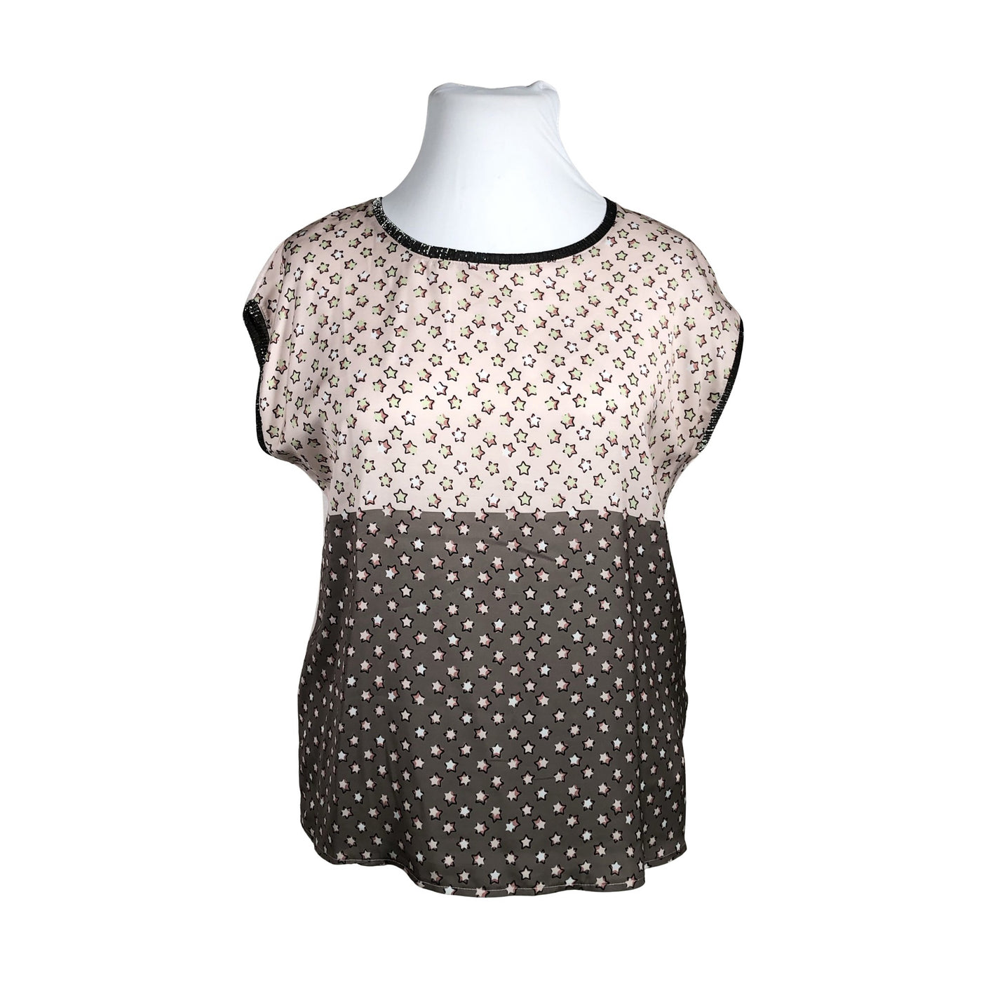 Unisex Taifun - Lühikeste käistega pluus, suurus 42 - Heleroosa (1)