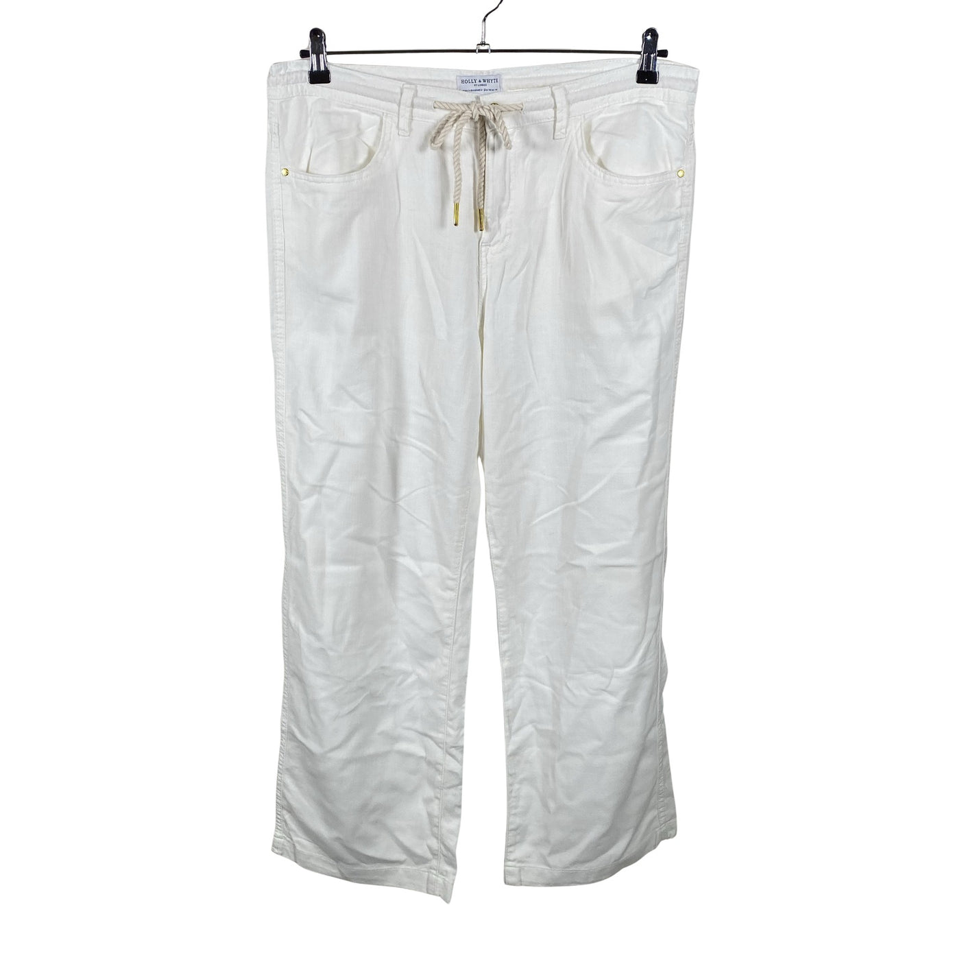 Unisex Holly & Whyte by Lindex - Mittevenivad püksid, suurus 40 - Valge (1)