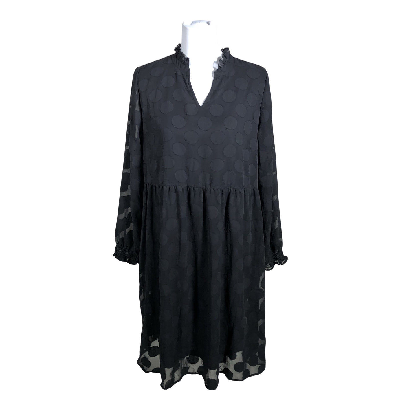 Unisex O.I.S - Mitteveniv kleit, suurus 38 - Must (1)