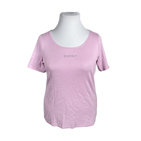 Unisex Esprit - T-särk, suurus 44 - Heleroosa ()
