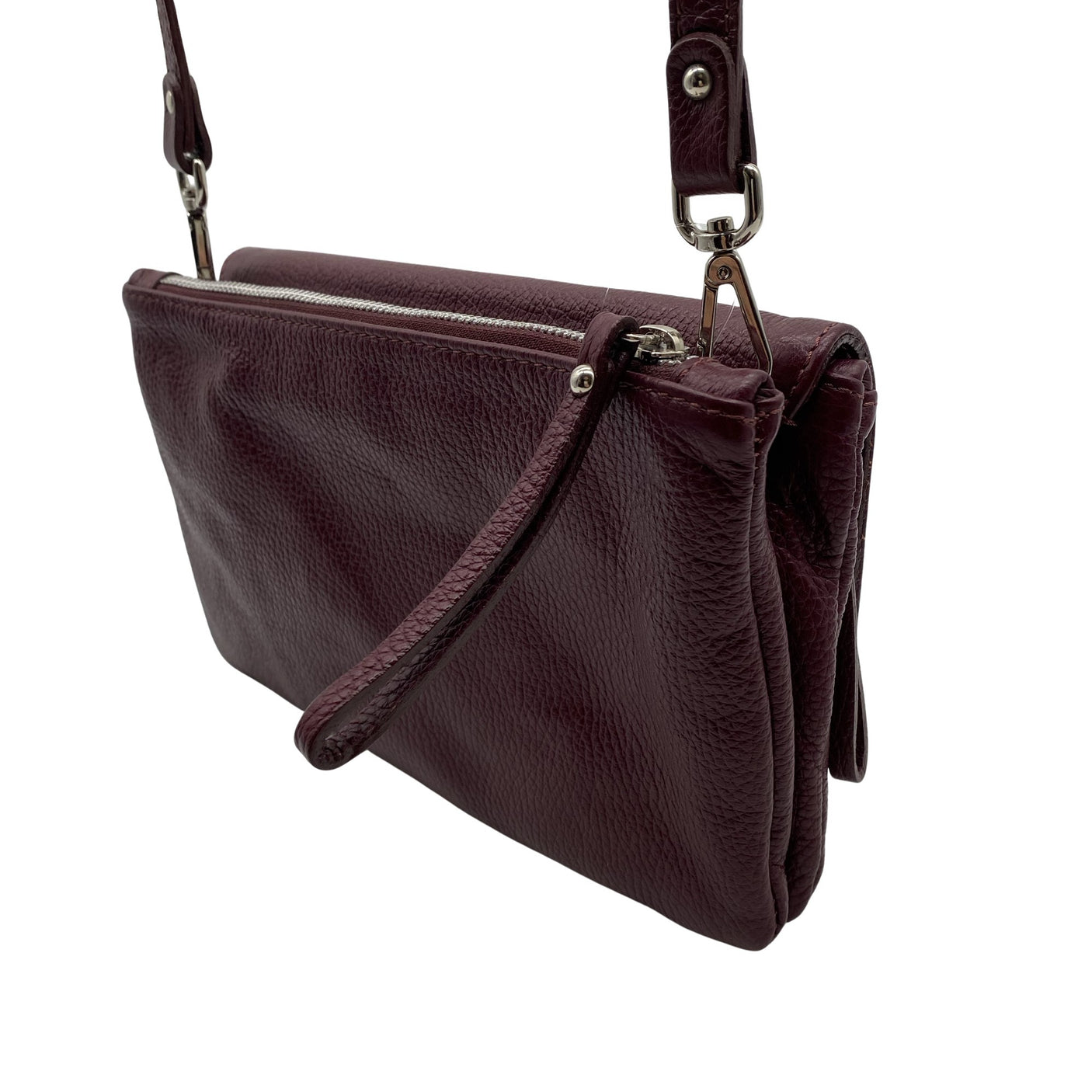 Unisex Gianni Chiarini - Õlakott, suurus Midi - Veinipunane (2)