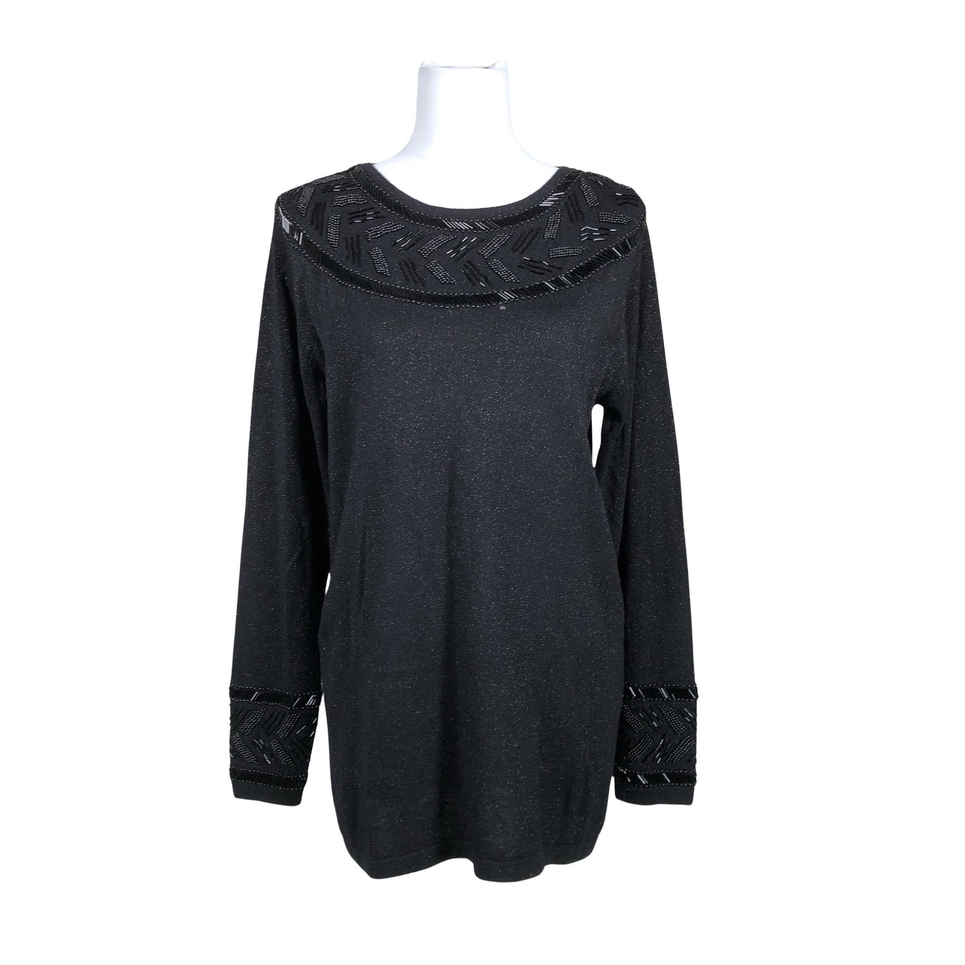 Unisex Betty Barclay - Kootud tuunika, suurus 36 - Must (1)