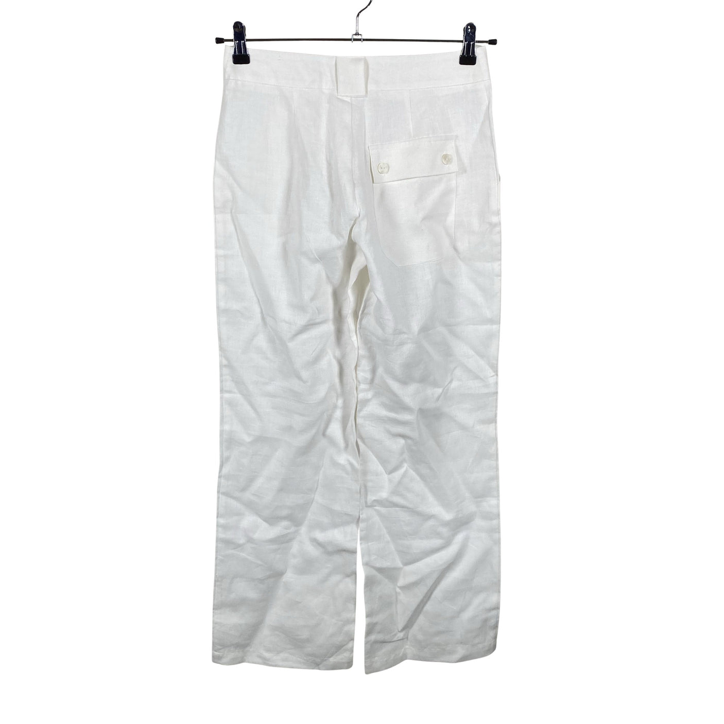 Unisex Niccolei - Mittevenivad püksid, suurus 36 - Valge (2)