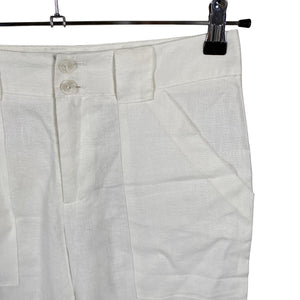 Unisex Niccolei - Mittevenivad püksid, suurus 36 - Valge (3)
