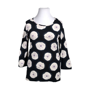 Unisex Marimekko - Trikotaažist tuunika, suurus 42 - Must (1)