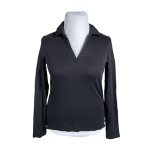 Unisex Esprit - Trikotaažist pluus, suurus 42 - Must (1)