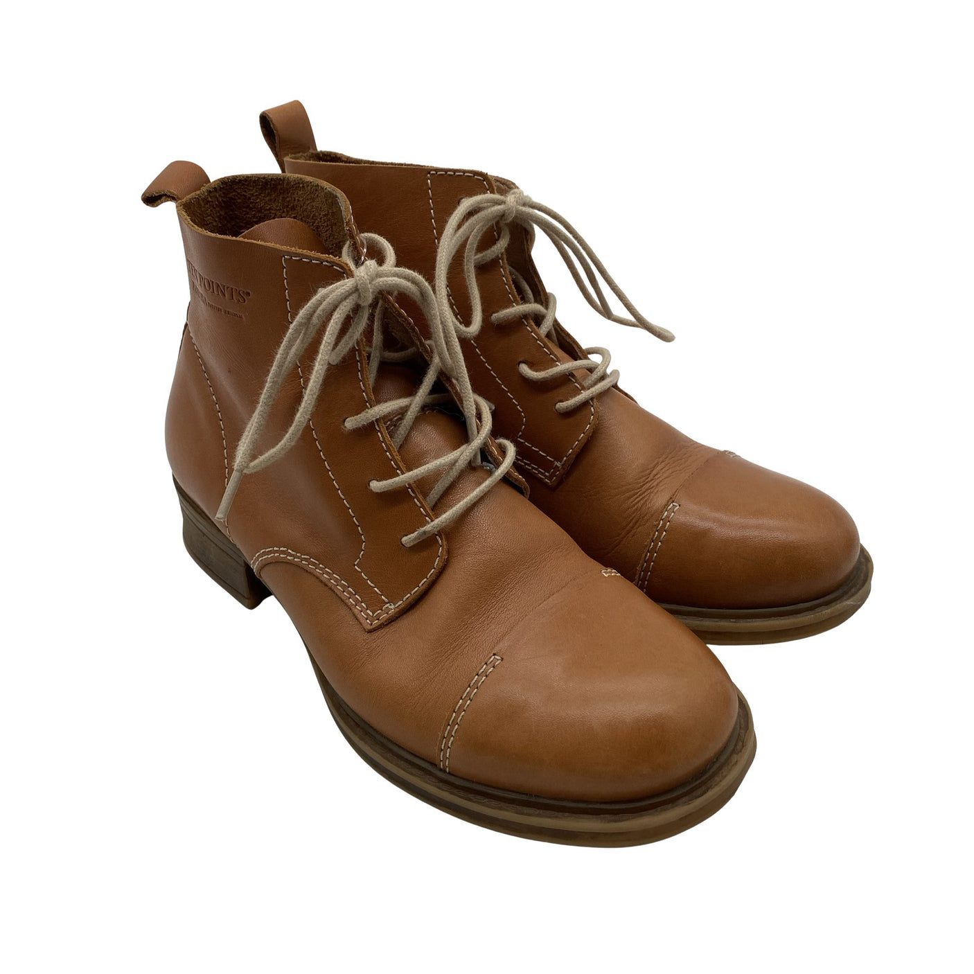 Unisex Ten Points - Poolsaapad, suurus 36 - Pruun (2)