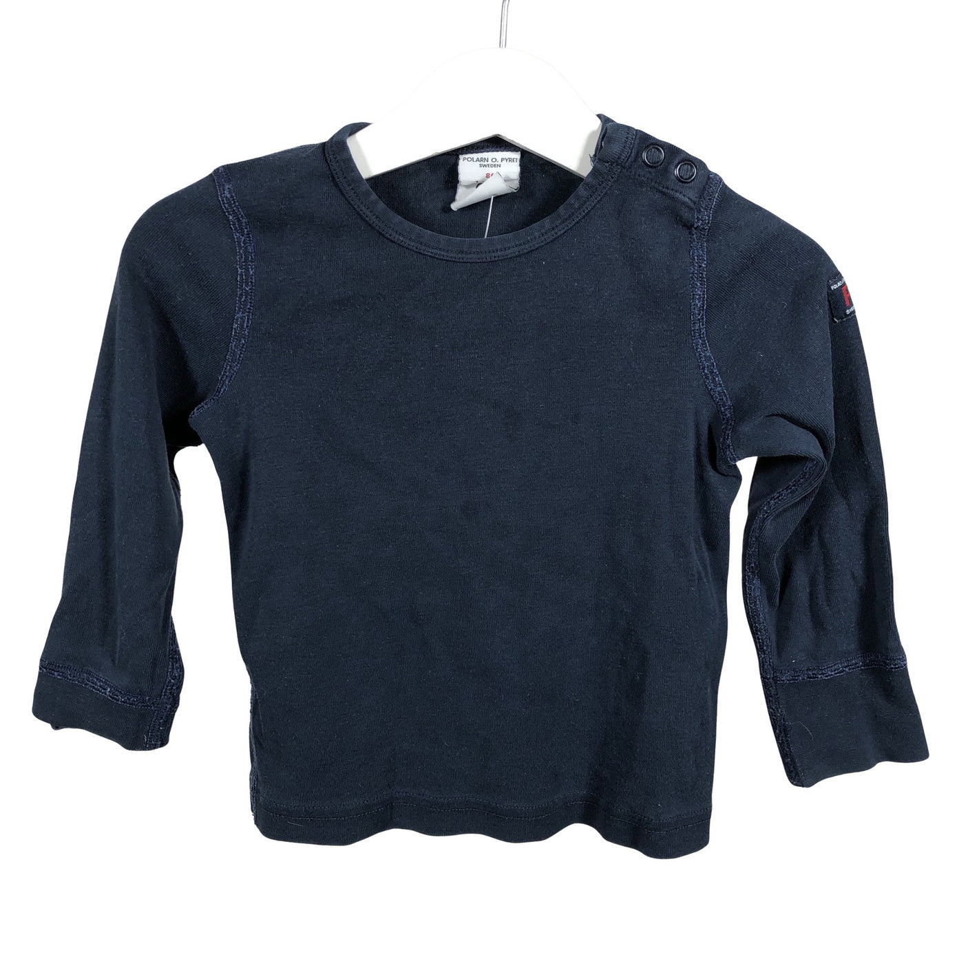 Unisex Polarn O. Pyret - Trikotaažist pluus, suurus 80 - 86 - Sinine (1)