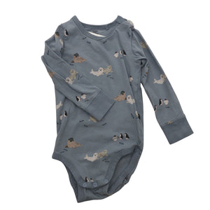 Unisex Lindex - Bodi, suurus 62 - 68 - Helesinine (1)
