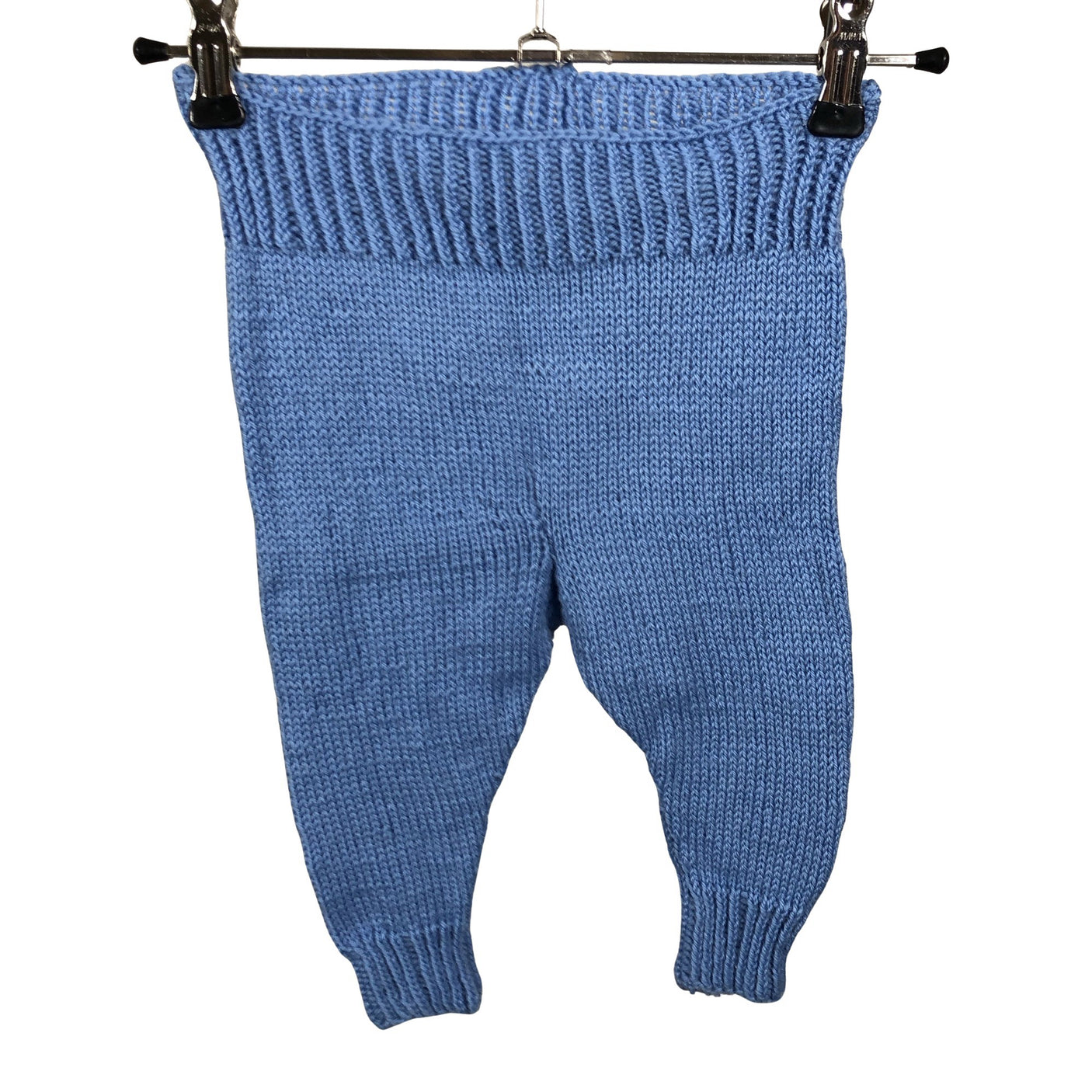 Unisex Handmade - Trikotaažist püksid, suurus 86 - 92 - Helesinine (1)