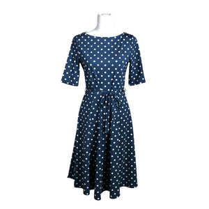 Unisex Wallis - Trikotaažist kleit, suurus 38 - Sinine (1)