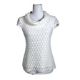 Unisex Your Face - Lühikeste käistega pluus, suurus 38 - Valge ()