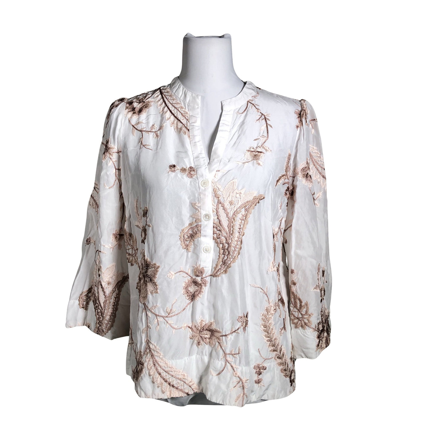 Unisex Gustav - Pluus, suurus 38 - Valge (1)