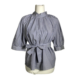Unisex Holly & Whyte by Lindex - Lühikeste käistega pluus, suurus 40 - Sinine (1)