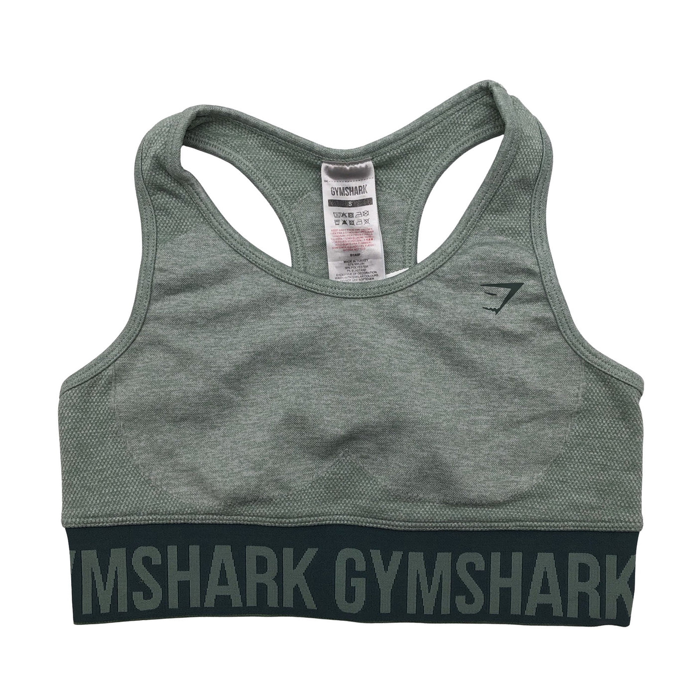 Unisex Gymshark - Sporditopp, suurus 36 - Roheline (1)