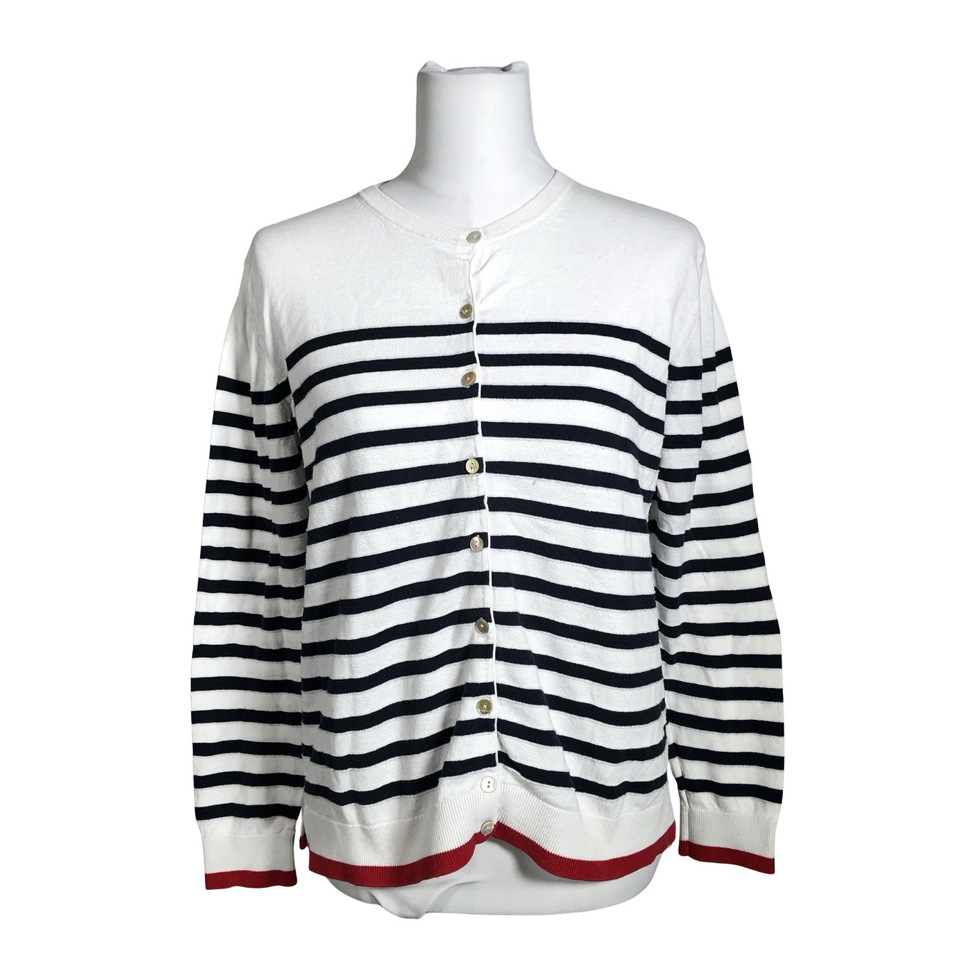 Unisex Benetton - Kardigan, suurus 38 - Valge (1)