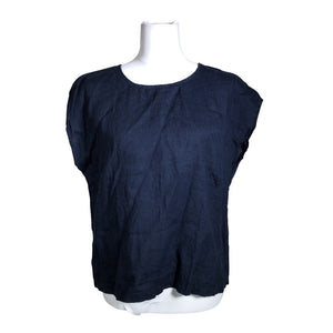 Unisex Nanso - Lühikeste käistega pluus, suurus 40 - Sinine (1)