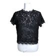 Unisex Holly & Whyte by Lindex - Lühikeste käistega pluus, suurus 38 - Must ()