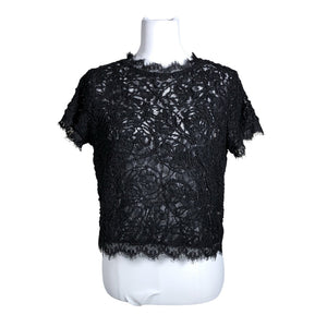 Unisex Holly & Whyte by Lindex - Lühikeste käistega pluus, suurus 38 - Must (1)