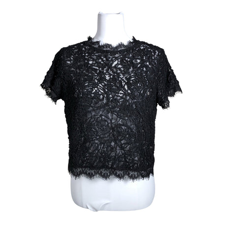 Unisex Holly & Whyte by Lindex - Lühikeste käistega pluus, suurus 38 - Must ()