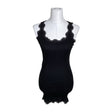 Unisex Rosemunde - Trikotaažist topp, suurus 38 - Must ()