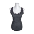 Unisex Rosemunde - Trikotaažist topp, suurus 38 - Hall ()