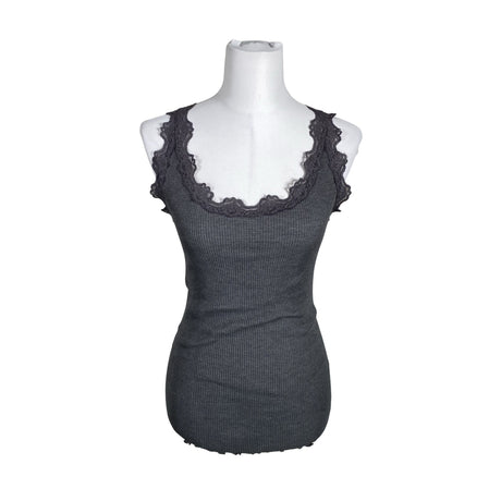 Unisex Rosemunde - Trikotaažist topp, suurus 38 - Hall ()