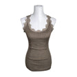 Unisex Rosemunde - Trikotaažist topp, suurus 38 - Pruun ()