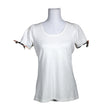 Unisex Burberry Brit - T-särk, suurus 40 - Looduslik valge ()