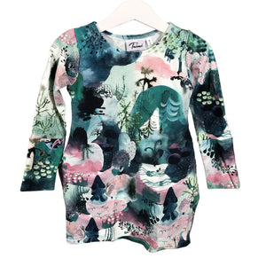 Unisex Taimi - Dressikangast kleit, suurus 92 - 98 - Sinine (1)