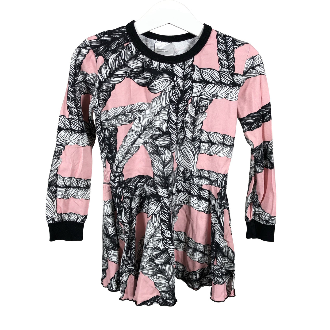 Unisex Handmade - Trikotaažist kleit, suurus 98 - 104 - Heleroosa (1)