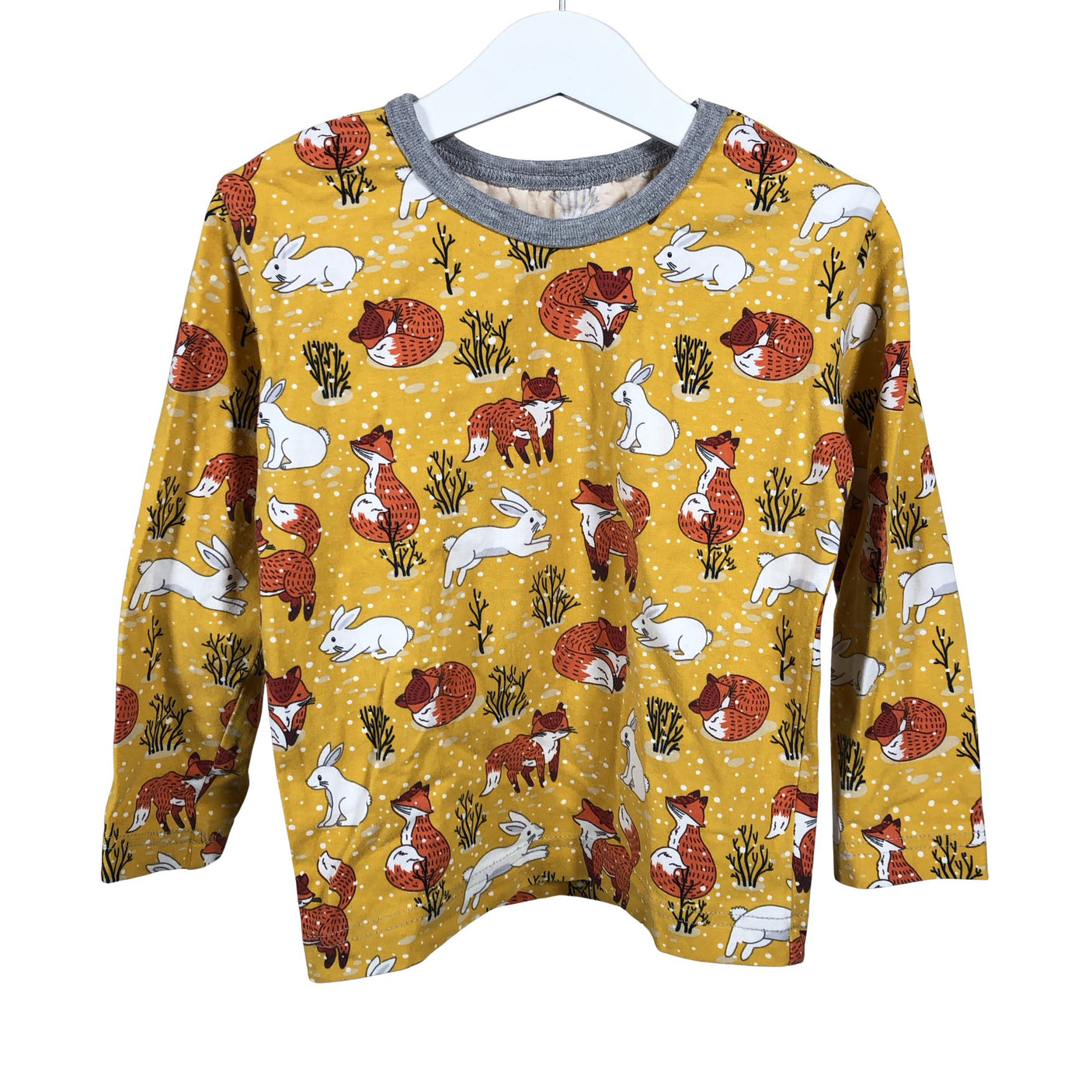 Unisex Handmade - Trikotaažist pluus, suurus 110 - 116 - Kollane (1)