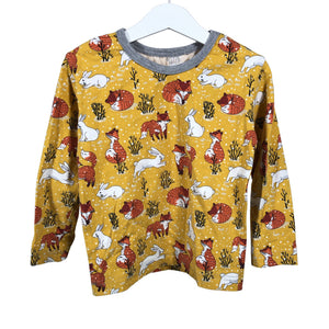 Unisex Handmade - Trikotaažist pluus, suurus 110 - 116 - Kollane (1)