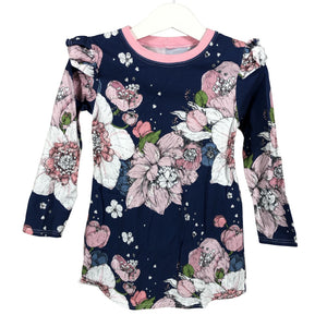 Unisex Handmade - Trikotaažist kleit, suurus 110 - 116 - Sinine (1)
