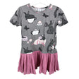 Unisex Lindex - Trikotaažist kleit, suurus 116 - 122 - Hall ()