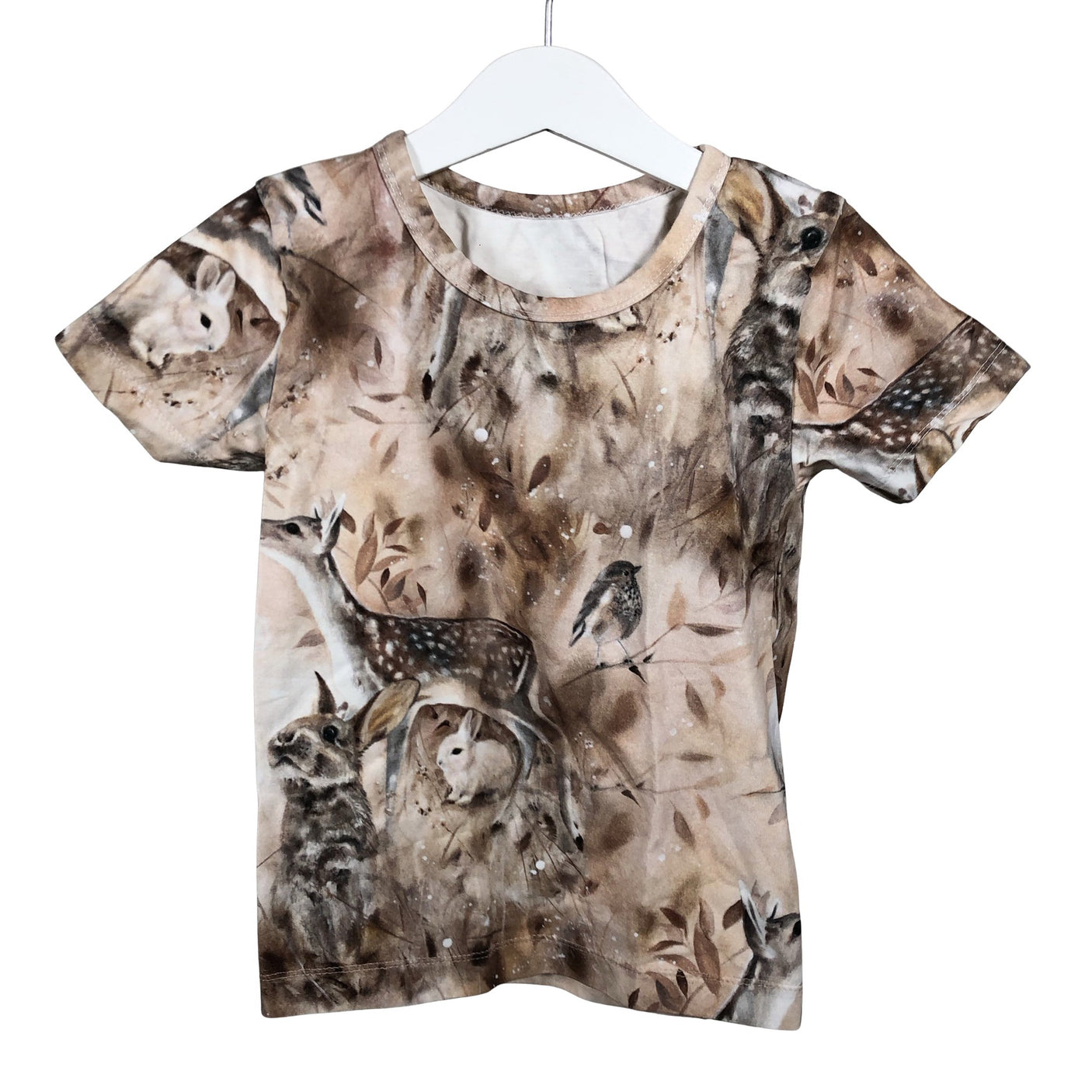 Unisex Handmade - T-särk, suurus 98 - 104 - Beige (1)