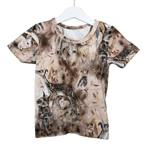 Unisex Handmade - T-särk, suurus 98 - 104 - Beige (1)