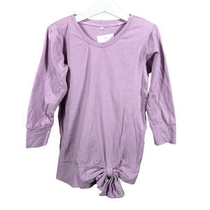 Unisex Handmade - Trikotaažist kleit, suurus 104 - 110 - Heleroosa (1)