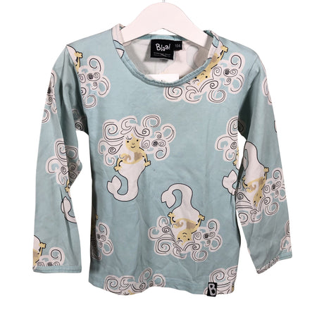 Unisex Blaa - Trikotaažist pluus, suurus 98 - 104 - Helesinine ()